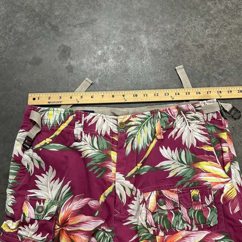 Polo Ralph Lauren Tropical Floral Pink Cargo Shorts